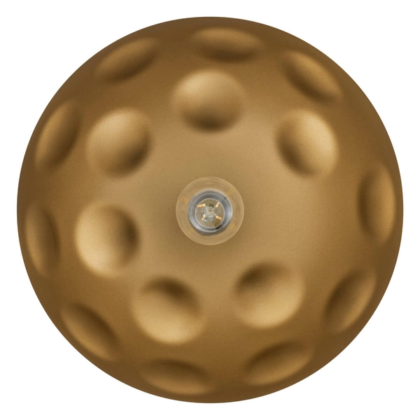 Lampa zwisająca Hemisphere 10703 kopuła do jadalni czarna złota