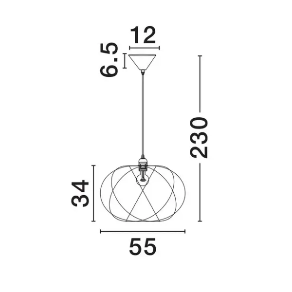 Delikatny żyrandol REVENDO LE45314 12W do salonu biała