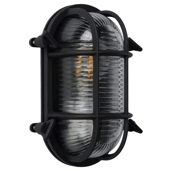 Ogrodowa LAMPA ścienna DUDLEY 11891/20/30 Lucide zewnętrzna OPRAWA outdoor industrialna IP44 czarna