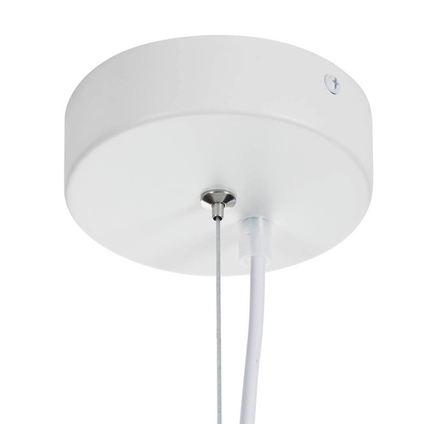 Lampa wisząca ENIGMA ST-8821P-40 WHITE LED 13W 3000K pofalowana biały złoty