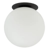 Sufitowa lampa podtynkowa Vos 1 10963 opalowa kula czarny