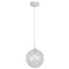 Kulista lampa wisząca BUBBLES AZ5953+AZ5884 szklane przezroczyste białe