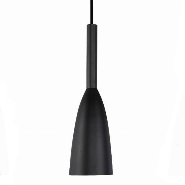 Wisząca LAMPA hygge SOLIN LP-181/3L BK Light Prestige metalowa OPRAWA na listwie ZWIS kaskada czarna