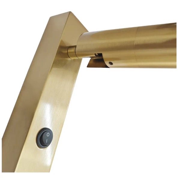 Regulowany kinkiet ledowy Miri LP-1507/1W GD LED 3W 3000K złoty