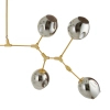 Lampa wisząca Modern Orchid ST-1232-9 gold smoky Step złota szara