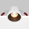 Wpuszczane oczko Alfa DL043-01-15W2.7K-RD-WB-DE LED 15W 2700K białe czarne