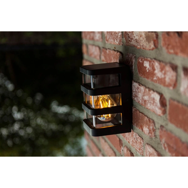 Loftowa lampa ścienna DALTON 5214501330 IP44 przezroczysta czarna