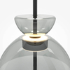 Lampa do sypialni zwis Bangkok MOD185PL-L11B3K2 LED 12W 3000K czarny szary