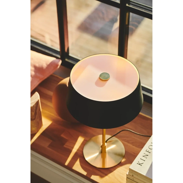 Stołowa lampka do salonu Clasi 2312645003 z włącznikiem czarny