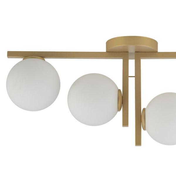 Plafon lampa sufitowa ANDY 33339 Sigma 5-punktowa nad stół złota