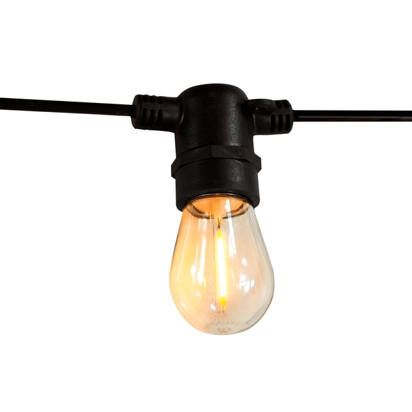 Dekoracyjna girlanda ozdobna do ogrodu 10 LED 6W 2200K 6,2m IP44 ciepła