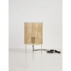 Elegancka stołowa lampka PLOMITA LE45375 do sypialni naturalna