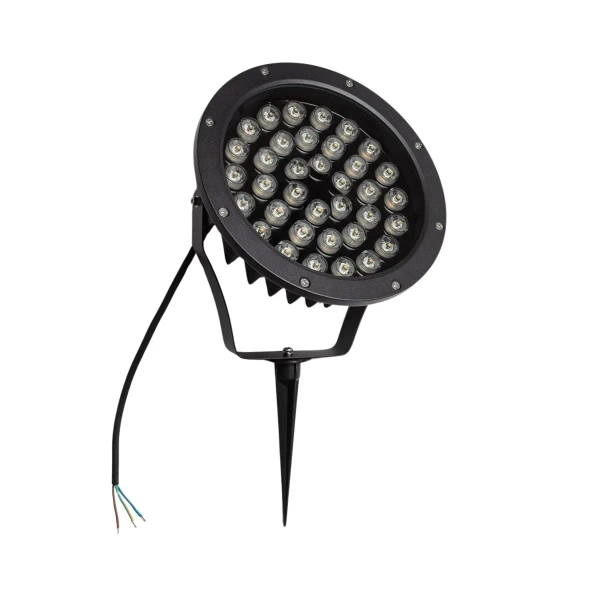 Ogrodowy naświetlacz Rosabella ABR-RZR-24W LED 24W 3000K IP65 czarny