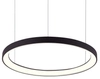 Lampa wisząca Agnes AZ5016 LED 38W 3000-6500K koło ring czarna