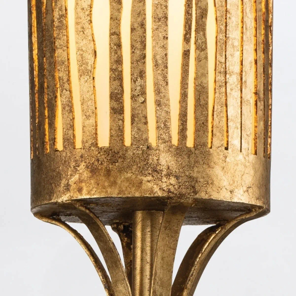 Podłużna lampa na ścianę Sawgrass QN-SAWGRASS-1WB-DG-O IP44 złoty