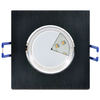 Podtynkowa LAMPA sufitowa MOON OLAL 301857 Polux wpust OPRAWA LED 6,5W 3000K do zabudowy IP40 szczotkowany czarny