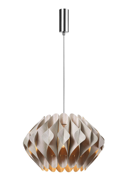 Stylowa lampa wisząca Ruben do jadalni nad stół beżowa