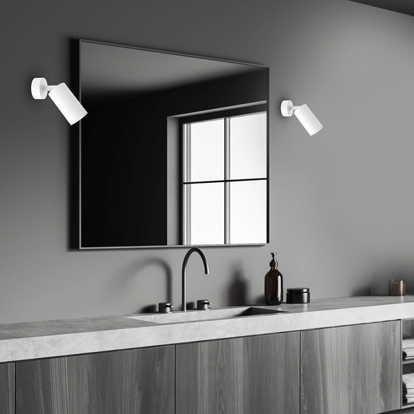 Kinkiet Hudson MLP8801 do sypialni minimalistyczny biały