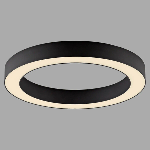 Owalna lampa sufitowa PURE LINES czarna 6310-13 1xLED 21W 2200-5500K na pilot CCT