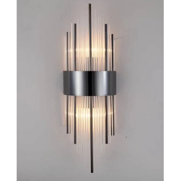 Naścienna lampa do gabinetu Otto CGOTTO-BLACK-45 Copel góra-dół czarny przezroczysty