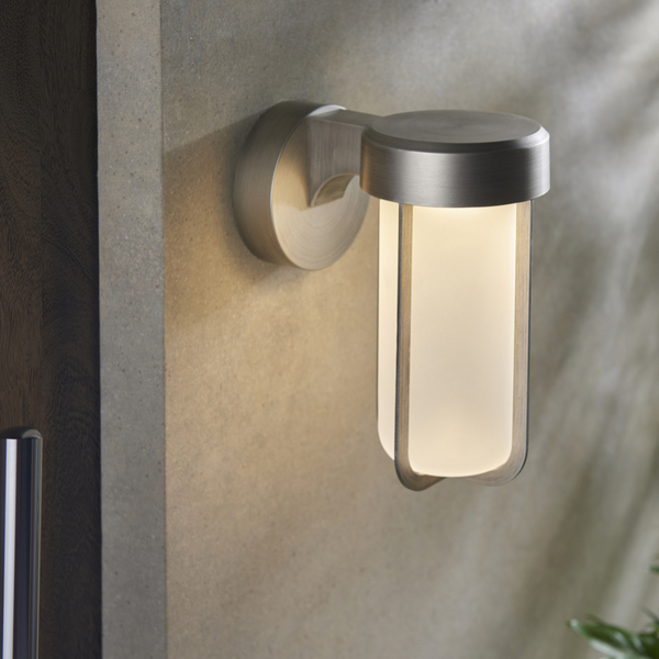Elewacyjny kinkiet tuba L&-194990 Light& LED 8W 2700K IP44 srebrny