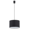 Lampa do salonu wisząca Rondo 3465 TK Lighting tkaninowy klosz czarna