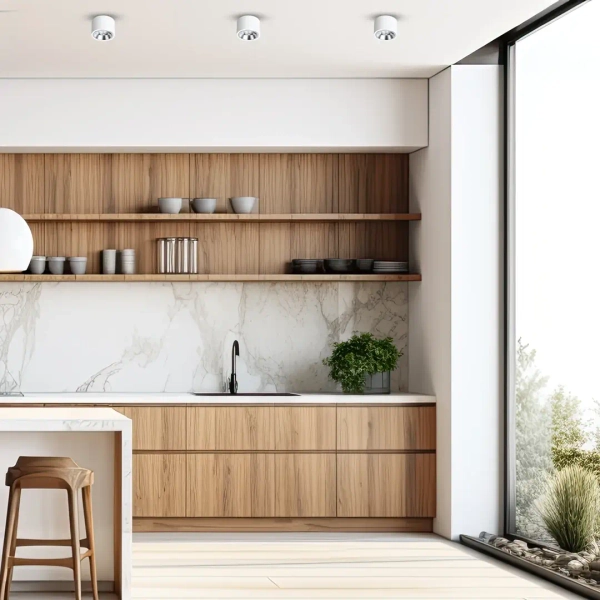 Natynkowa sufitowa lampa REDONDO ML1075 metalowa biała