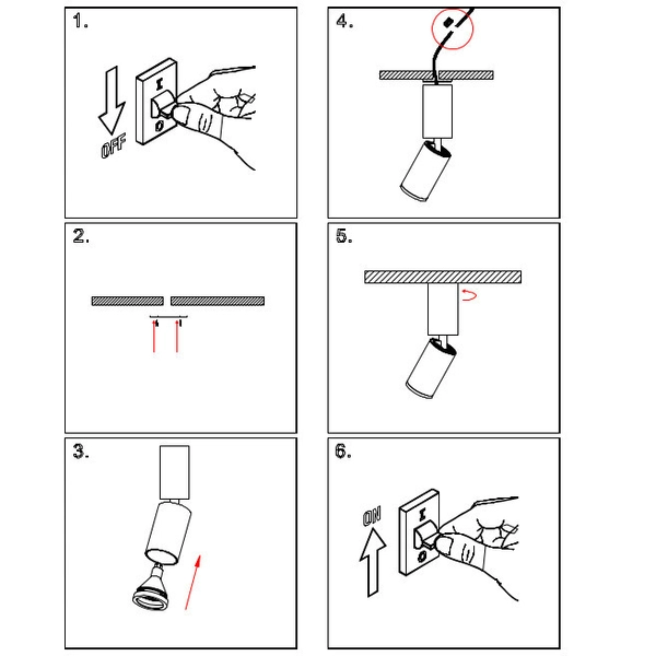 Sufitowa LAMPA plafon FOCUS S  C051CL-01MG Maytoni metalowa OPRAWA kinkiet tuba regulowana matowa złota