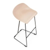 Hoker barowy CARO BAR beżowy czarny MH-007H-BC metalowy do kuchni