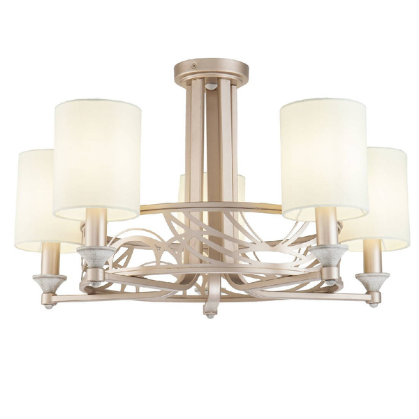 LAMPA sufitowa VITTORIA H004CL-05BG Maytoni abażurowa OPRAWA klasyczna złota