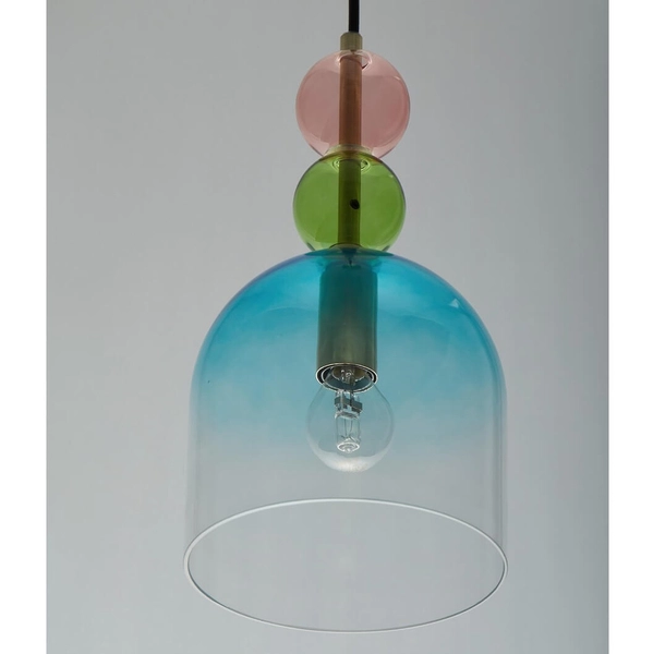 Kuchenna lampa wisząca Balam LE43396 szklana kolorowa
