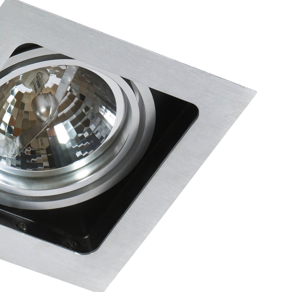 Wpustowa lampa kierunkowa Sisto AZ0793 metalowa aluminium
