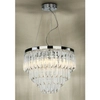 Żyrandol salonowy glamour Fame FAM0538 Dar Lighting metal szkło przezroczysty chrom