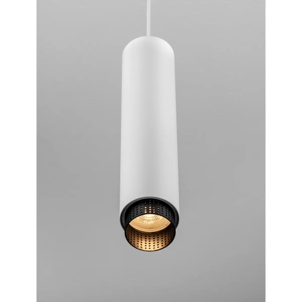 Wisząca aluminiowa lampa TORVILA LE45618 na korytarz biała czarna