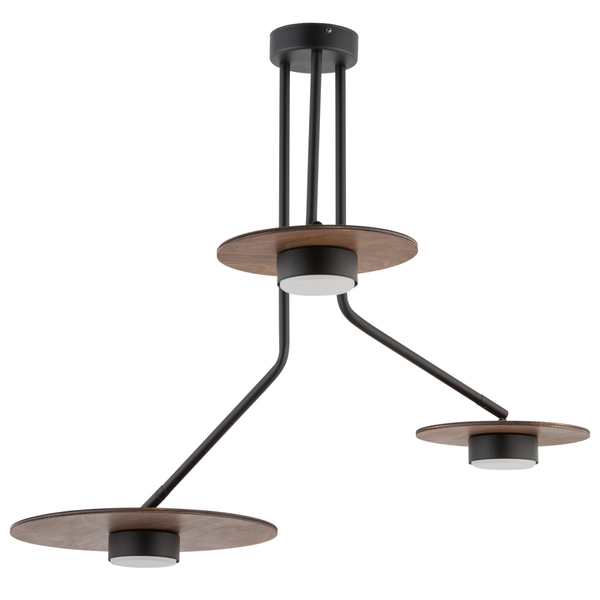 Sufitowa lampa nowoczesna Disk 7644 do jadalni nad stół czarna