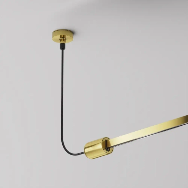 Zasilanie boczne do systemu magnetycznego Flanity TRA154C-SB1-BS mosiądz