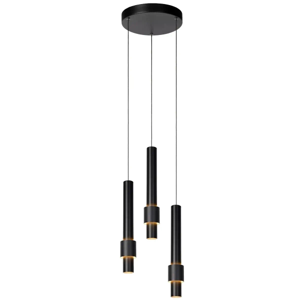Wisząca lampa tubki MARGARY 24402/15/30 Lucide LED 12,9W 2700K czarny