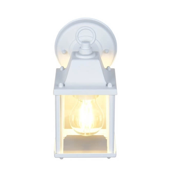 Metalowa lampa ścienna na taras MIRANDE 262260131 IP23 biała