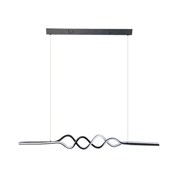 Lampa wisząca spirala ANCONA ML1575  LED 36W 4000K czarna