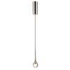 Wisząca lampa złota CRIMA OR80315 LED 6W Orlicki glamour do sypialni