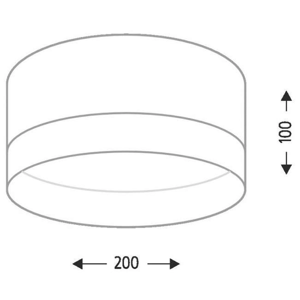 Plafon LAMPA sufitowa TOSA 7065 Shilo okrągła OPRAWA natynkowa biała