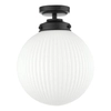 Sufitowa lampa łazienkowa Alrik ALR0122 IP44 kula czarny biały