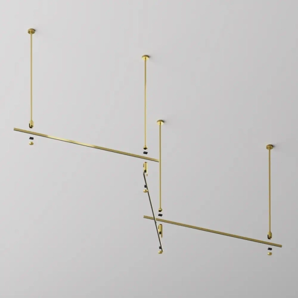 Szyna 1m do zestawu szynowego 1m Flarity TRX154-111BS mosiądz