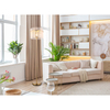 Podłogowa lampa do salonu GORLEY 15698SM glamour złota