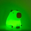 Nocna lampka do pokoju dziecięcego Kapibara 329004 LED 1W 3000K RGB beżowa
