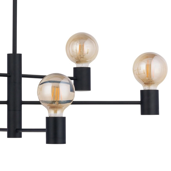 Sufitowa LAMPA loftowa RADIUS 7932 Nowodvorski wiszące salonowe sticks czarne