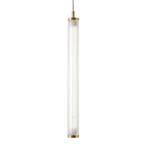 Lampa zwisająca Como 1233 LED 26W 2700-6500K przezroczysty mosiądz