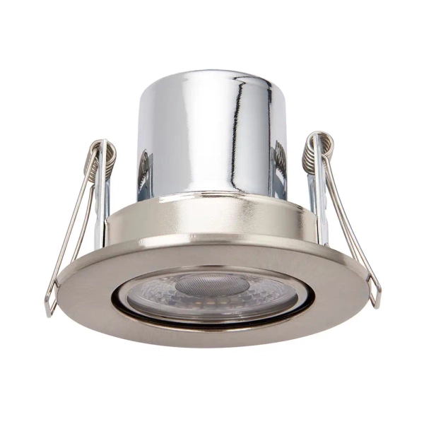 Okrągła lampa sufitowa SHIELD 108296 LED 5W 3000-6000K oczko nikiel