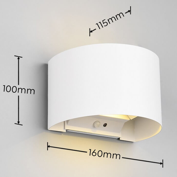 Ścienna lampa ogrodowa Talent R27769131 LED 2W 3000K IP44 biały