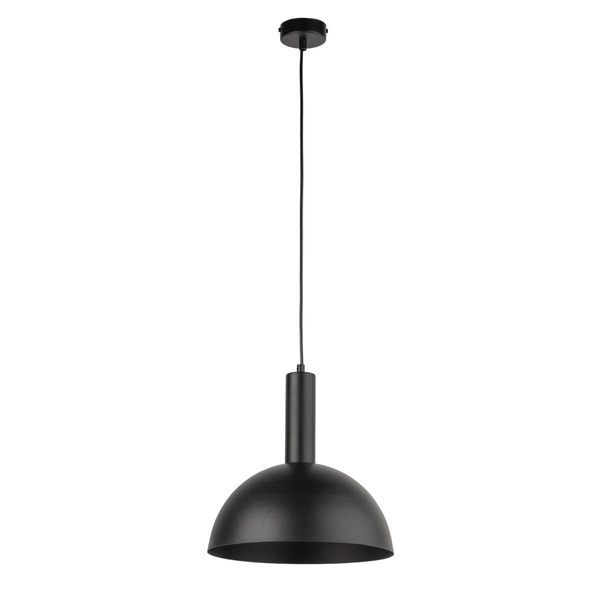 Zwisająca lampa Vitrum 40809 Sigma półokrąg do salonu czarna